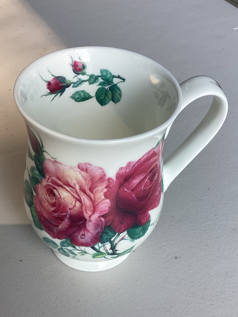 Roy Kirkham English Rose Mug, Bone China Tea Cup
